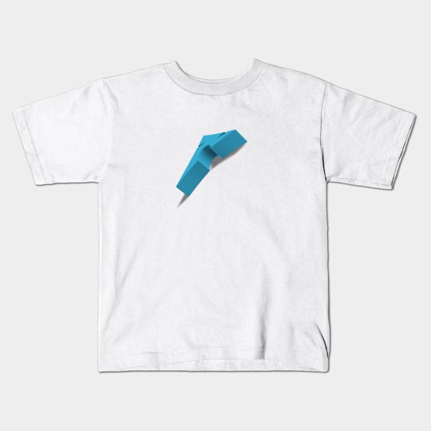 Arch Linux 3D - turkoise Kids T-Shirt by MacJoris